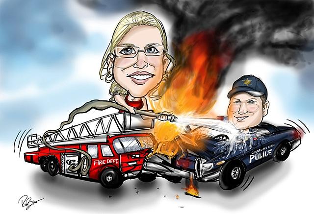 Fire Dept. vs. Police Dept.